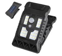 Fascio di serraggio, lampada solare per illuminazione, modulo a tripla modalità con attacco a molla, cella di alimentazione fotovoltaica, hardware per illuminazione esterna per terrazze, ringhiere e