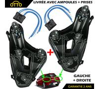 Fascio Elettrico + Placchetta Porta Lampada Lampadina Per Fanale Posteriore 308