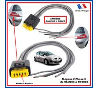 2 Kit Riparazione Connettore Fascio Platino Faro Posteriore Compatibile Megane 2