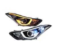 Fascio faro Per Hyundai Avante 2012-2016 Gruppo Fari Anteriori DRL Indicatore Direzione