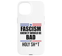 Fascism is Bad History 1776 No Kings America Pro Democracy Custodia per iPhone 15