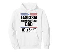 Fascism is Bad History 1776 No Kings America PRO Democracy Felpa con Cappuccio