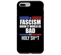 Fascism is Bad History Resist Like its 1776 No Kings America Custodia per iPhone 7 Plus/8 Plus