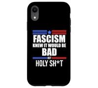 Fascism is Bad History Resist Like its 1776 No Kings America Custodia per iPhone XR