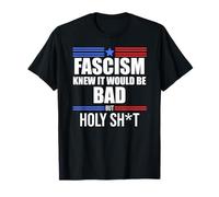 Fascism is Bad History Resist Like Its 1776 No Kings America Maglietta