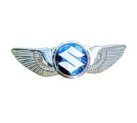 FASDEEW Emblema automobilistico in Lega di Zinco con Retro Autoadesivo Che Non danneggia la verniciatura, garantendo un'adesione sicura. per Suzuki Liana, MR Wagon, Reno, S-Presso, Splash, Swace.