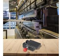 Fase di spostamento di regolazione fine della scanalatura a coda di rondine dell'asse X 40mm di viaggio, fase di traduzione lineare manuale con scaffale in ottone e scala 0