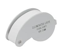 FASE La Lente D'Ingrandimento Pieghevole con Doppia Lampada A LED 40 Volte È Adatta per la Collezione di Gioielli In Giada e L'Apprezzamento Durevole, Facile da Usare,