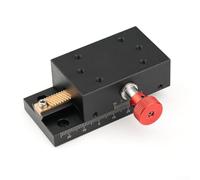 Fase lineare di regolazione fine della scanalatura a coda di rondine dell'asse X con livello di scala di 40 mm, 0,01 mm, cremagliera manuale e pignone per la correzione del movimento, l'attrezzatura e