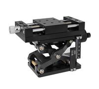 Fase lineare manuale del laboratorio della piattaforma di sollevamento con l'ascensore scorrevole preciso del righello della scala per attrezzatura ottica e microscopi 60mm Altezza 10kg Capacità di