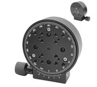 Fase rotatoria manuale con l'indicizzazione di precisione e l'azionamento dell'ingranaggio a vite senza fine, piattaforma di 100mm per il macchinario di produzione