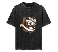 FAseINEE Best Twisted Sister Ride To Live Live To Ride T-Shirt Printed Tee Graphic Top for Men Black Shirt S