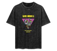 FAseINEE Black Magick SS Kaleidoscope Dreams T-Shirt Printed Tee Graphic Top for Men Black Shirt S