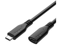 Fasgear Cavi di prolunga USB C da 1,5 m, 1 confezione da USB C 3.2 tipo C maschio a femmina 10 Gbps uscita video 4K compatibile per Thunderbolt 3/4, M1 Mac-Book Pro, i-Pad Pro, HP Laptop(1,5 m)
