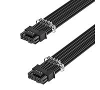 Fasgear Cavo di alimentazione PCI-e Gen 5.0-70 cm 16 pin (12+4 pin) 12VHPWR maschio a maschio-RTX 3090 i GPU 600W Cavo di alimentazione per scheda grafica RTX 4000 5000 Series Alimentatori modulari