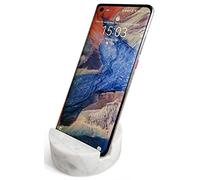 fashciaga Lussuoso supporto per telefono cellulare in marmo per tablet cellulare sulla scrivania, piano di lavoro, tavolo, comodino. Supporti per telefoni cellulari in vera pietra solida pesante