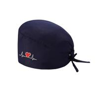 Fasheepfa Cappelli chirurgici e fascia per il sudore regolabile cravatta cotone traspirante regolabile Bouffant Caps fascia sudore cappelli cravatta posteriore per chirurgo medico infermiera cappello