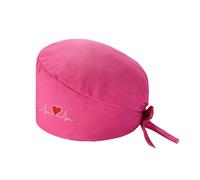 Fasheepfa Cappelli chirurgici e fascia per il sudore regolabile cravatta cotone traspirante regolabile Bouffant Caps fascia sudore cappelli cravatta posteriore per chirurgo medico infermiera cappello