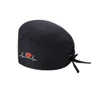 Fasheepfa Cappelli chirurgici e fascia per il sudore regolabile cravatta cotone traspirante regolabile Bouffant Caps fascia sudore cappelli cravatta posteriore per chirurgo medico infermiera cappello