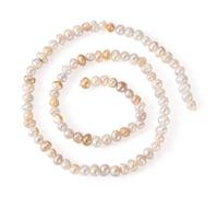 FASHEWELRY 1 filo di perle naturali d'acqua dolce coltivate a forma di patata, perle sciolte per creazione di gioielli fai da te, braccialetti, collane