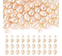 FASHEWELRY 55 pezzi di perle naturali irregolari perle vere a forma di riso perline sfuse decorazioni per matrimoni gioielli che fanno braccialetto collana fai da te artigianato donne