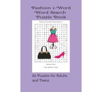 Fashion 1-Word Word Search Puzzle Book: 60 Puzzles for Adults and Teens