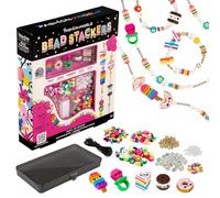 Fashion Angels - Bead Stackers, Set Dolci Ciondoli, Kit di per la Creazione di Collane e Braccialetti, Charms 3D Componibili, Attività Creativa per Bambini, da 8 anni, F13237