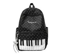 Fashion Backpacks,Piano Print Large Capacity School Pack | Travel Backpack with Multi-pocket,for Students College Laptop Daily Airplane Hiking
