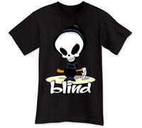 Fashion Blind Skateboard Logo Extreme Sport Men's t-Shirt Black 3XL