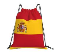 Fashion Borsa Sportiva da Palestra Spanish Flag Print Zaino da Viaggio Personalizzato Sacca Ginnastica per Nuoto Adulto Piscina 36X42Cm