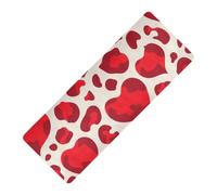 Fashion Bright love rosso leopardo Natale stampato mens yoga mat spessore 1 mm per pavimento antiscivolo, con borsa da yoga tapete para ejercicio 180,3 x 66 cm