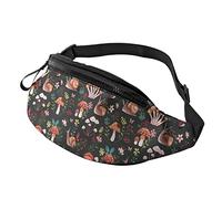 Fashion Casual Magic Wild Mushroom Shrooms Borsa in vita Borsa in vita Marsupi con cinturini regolabili per donna Uomo Ragazzi Ragazze