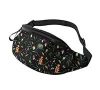 Fashion Casual Magic Wild Mushroom Shrooms Borsa in vita Borsa in vita Marsupi con cinturini regolabili per donna Uomo Ragazzi Ragazze