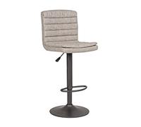 Fashion Commerce Set di 2 Sgabelli Bar Connor Grigio Chiaro