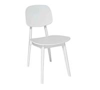 Fashion Commerce Set di 4 Sedie in Polipropilene, Bianco