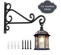 Fashion&cool Retro Iron Hanging Plant Brackets, 12 Inch Heavy Duty Rust-Resistant Plant Hanger Hooks for Indoor/Outdoor Decoration