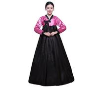 Fashion coreana Antichi costumi Donne Hanbok vestito tradizionale Abbigliamento for esibizioni del palazzo asiatico (Color : Color7, Size : L)