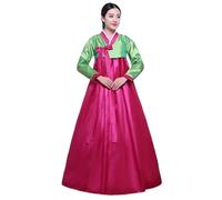 Fashion coreana Antichi costumi Donne Hanbok vestito tradizionale Abbigliamento for esibizioni del palazzo asiatico (Color : Color5, Size : S)
