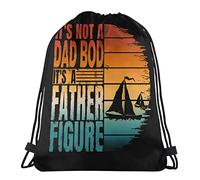 Fashion Coulisse Tasche It's Not A Dad Bod It's A Father Figure Zaino Scuola Leggero Sacca Sportiva per Yoga Vacanze All'Aperto 36X42Cm