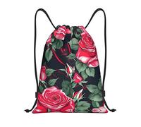 Fashion Coulisse Tasche Roses Flower Flower Zainetto Personalizzato Sacca Sportiva per Adulto Viaggi Donna 36X42cm