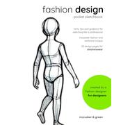 Fashion Design Pocket Sketchbook: (Childrenswear) Croquis, Technical flats and creative space for Designers: A Professional Fashion Sketch Journal ... for Fabrication, Trim & Construction Notes