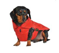 Fashion Dog Cappotto per Cani IN Particolare Bassotto - Rosso - 47 CM Teckel
