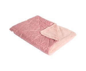 Fashion Dog Double Face Coperta Per Cani E Gatti - Rosa - Coperta Per Cani