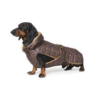 Fashion Dog Impermeabile Hunde-Steppmantel IN Particolare per Bassotto - 43 CM