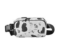 Fashion Fanny Marsupio Bellezza Fico d'India Frutta Bianca Uomini Donne Mini Sling Chest Bag con Tracolla Regolabile Borse Sportive per Viaggi Shopping Corsa, 07, 1 Size