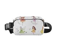 Fashion Fanny Marsupio Carino Sirena Carino Bianco Uomini Donne Mini Sling Chest Bag con Cinghia Regolabile Crossbody Borse Sportive per Viaggi Shopping Corsa, 08, 1 Size