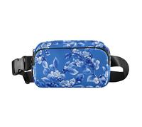 Fashion Fanny Marsupio Dolci Narcisi Blu Navy Mini Sling Chest Bag Crossbody Borse Sportive per Viaggi Shopping, Colore 12, 1 Size
