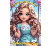 Fashion & Flower Chibi Girl Coloring
