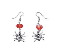 Fashion-forward - Orecchini alternativi a forma di zucca, ragni, ciondoli per orecchie, versatili, per donne e ragazze, Misura unica, come descritto, come descritto