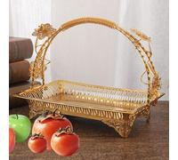 Fashion Fruit Basket Bowl Party Vassoio decorativo Piatto di caramelle Cesto